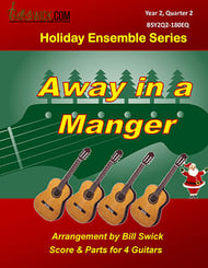 Bill Swick's Year 2, Quarter 2 - Holiday Ensembles for Four Guitars Guitar and Fretted sheet music cover Thumbnail